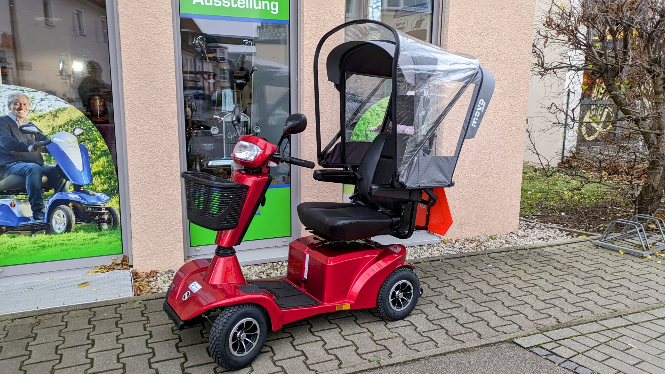Wetterschutz für Seniorenmobile